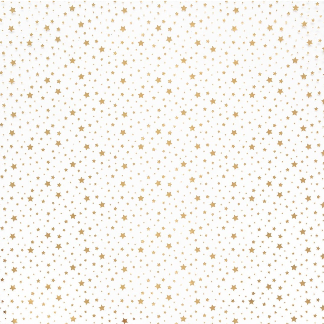 Gold foil stars on 12x12 clear acetate sheet - American Crafts