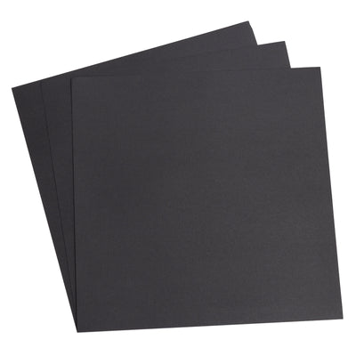Black 12x12 Sheets - Precision Cardstock