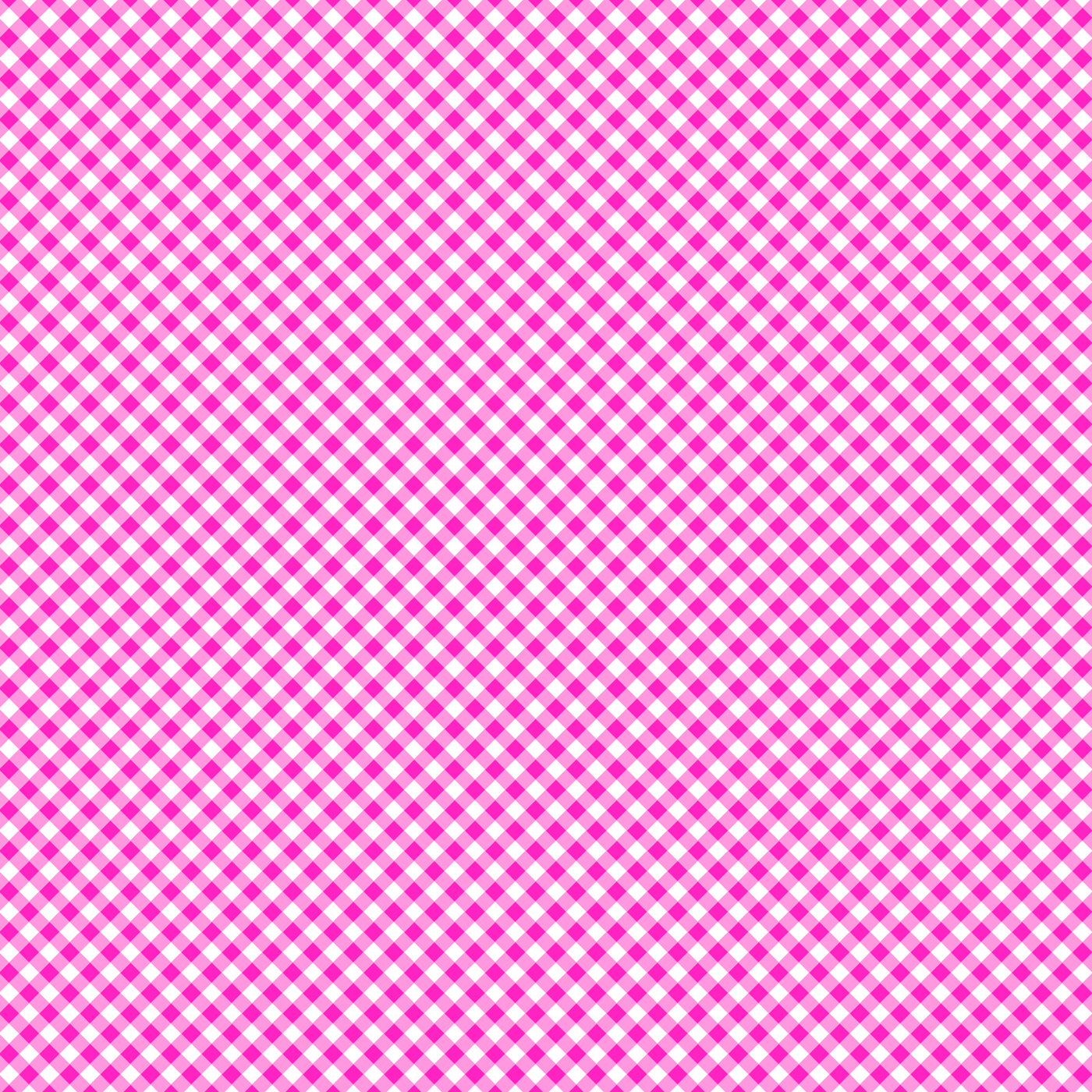 12x12 patterned cardstock with hot pink gingham pattern on white - American Crafts