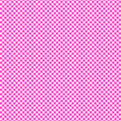 12x12 patterned cardstock with hot pink gingham pattern on white - American Crafts