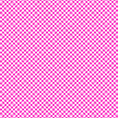 12x12 patterned cardstock with hot pink gingham pattern on white - American Crafts