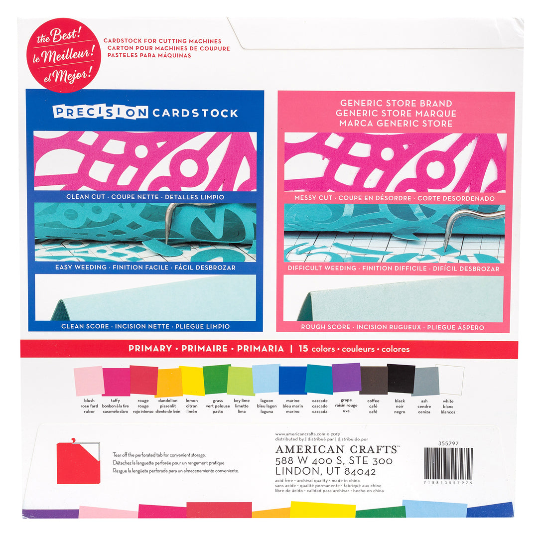 PRIMARY Precision Cardstock Variety Pack - Smooth - 60 pack