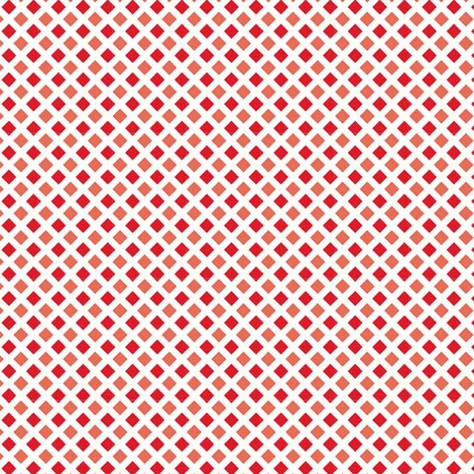 RED FLOWERS - 12x12 Double-Sided Patterned Paper - American Crafts