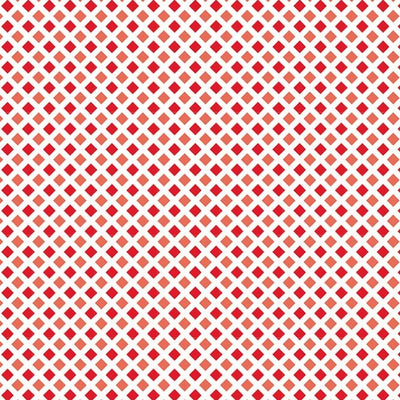 RED FLOWERS - 12x12 Double-Sided Patterned Paper - American Crafts