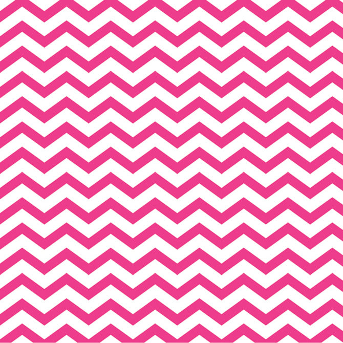 Dark Pink Chevron pattern with white background on 12x12 cardstock - American Crafts