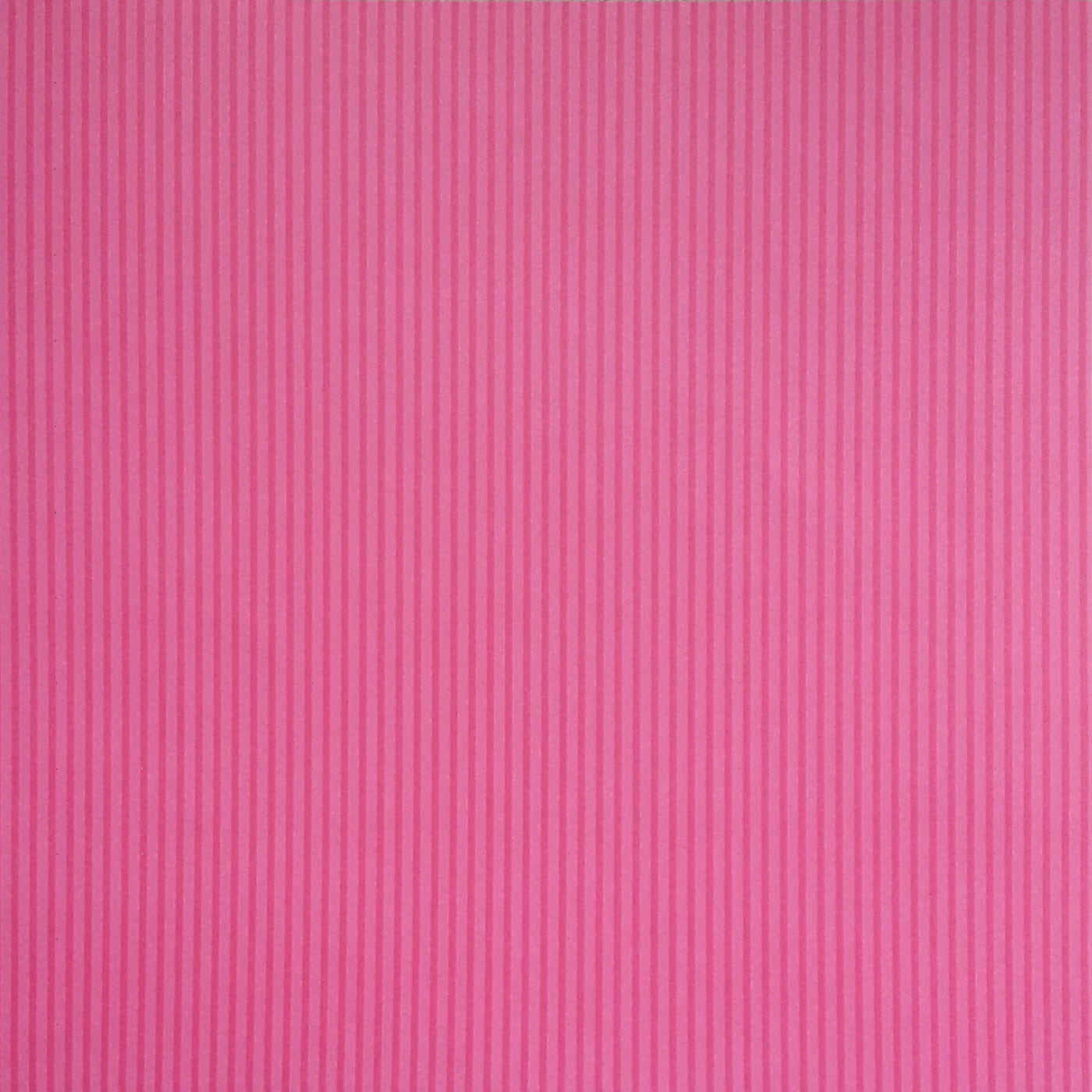 Pink Stripes - 12x12 double-sided cardstock - this side with pink on pink stripes - American Crafts