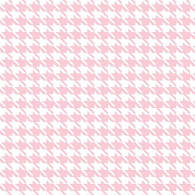 12x12 patterned cardstock with pink and white houndstooth design - American Crafts