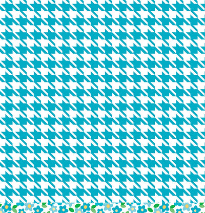 AQUA FLORAL - 12x12 Double-Sided Patterned Paper - American Crafts