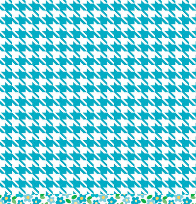 AQUA FLORAL - 12x12 Double-Sided Patterned Paper - American Crafts