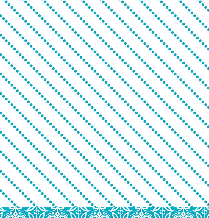 Diagonal dot pattern on reverse side of AQUA Damask cardstock from American Crafts