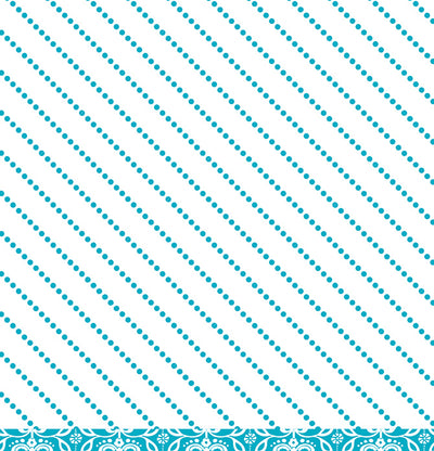 Diagonal dot pattern on reverse side of AQUA Damask cardstock from American Crafts