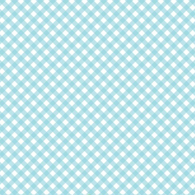 SKY BLUE FLORAL  - 12x12 Double-Sided Patterned Paper - American Crafts