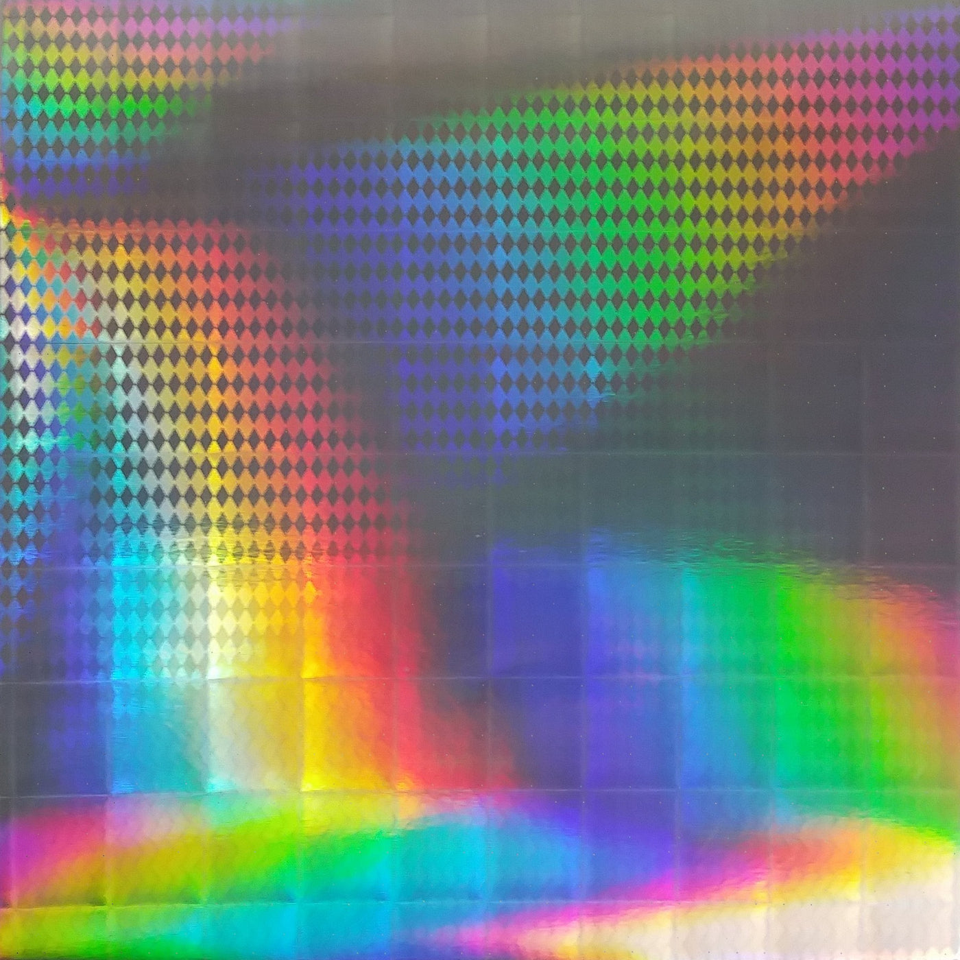 SILVER RAINBOW Holographic - 12x12 Cardstock - Mirri