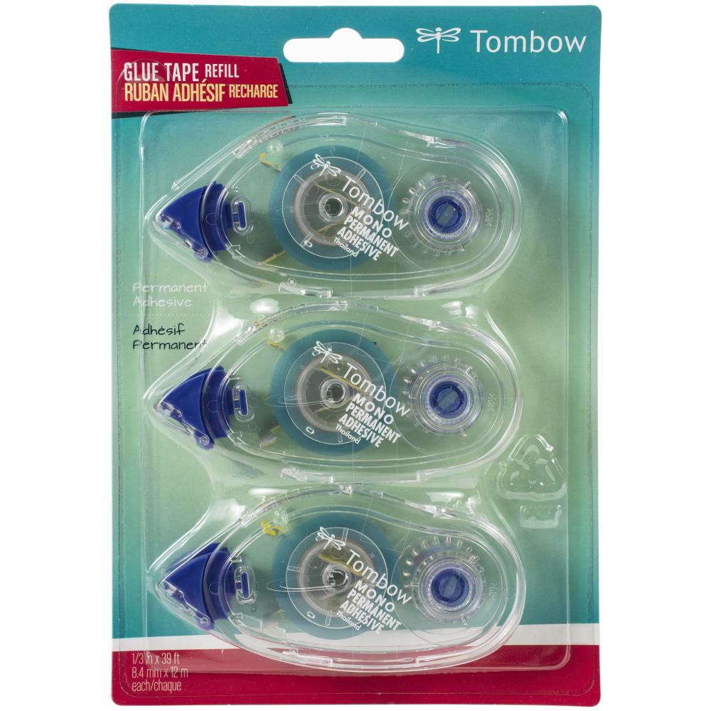 Mono Permanent Adhesive Refill 3 Pack Tombow