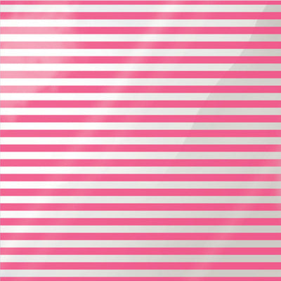 Neon Pink Stripes on 12x12 clear acetate sheet by We R Memory Keepers