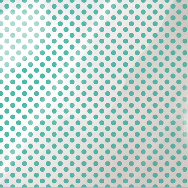 Neon Teal Dot on 12x12 acetate sheet - by We R Clearly Bold