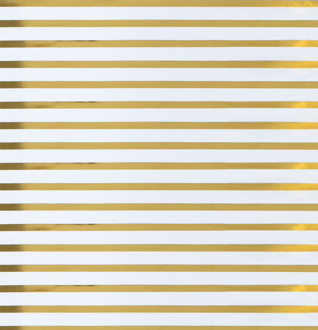 Gold Foil on Clear Acetate (silver reverse)