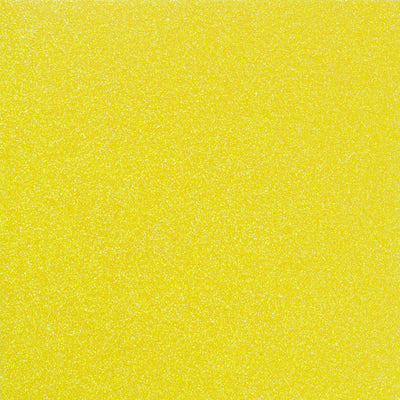 YELLOW NEON 12x12 glitter cardstock from American Crafts