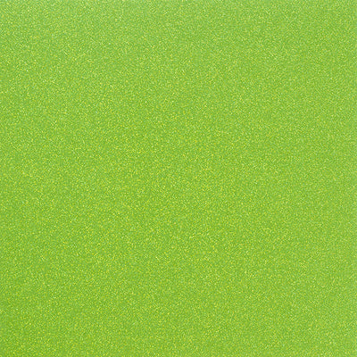 NEON GREEN 12x12 Glitter Cardstock from American Crafts
