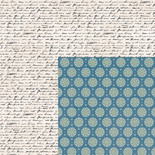 Notes - 12x12 double-sided paper from BoBunny Early Bird collection