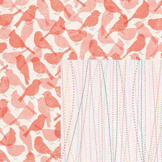 Songbird - 12x12 double-sided paper from BoBunny Early Bird collection
