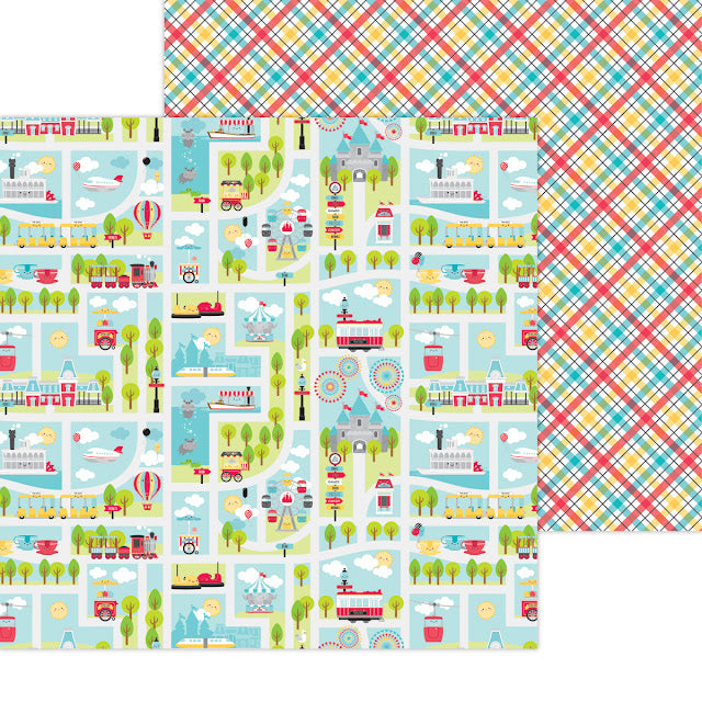 FUN AT THE PARK 12x12 Paper Pack - Doodlebug Design