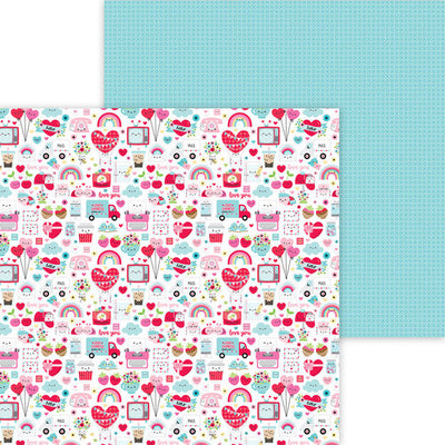 LOTS OF LOVE 12x12 Collection Kit - Doodlebug Design