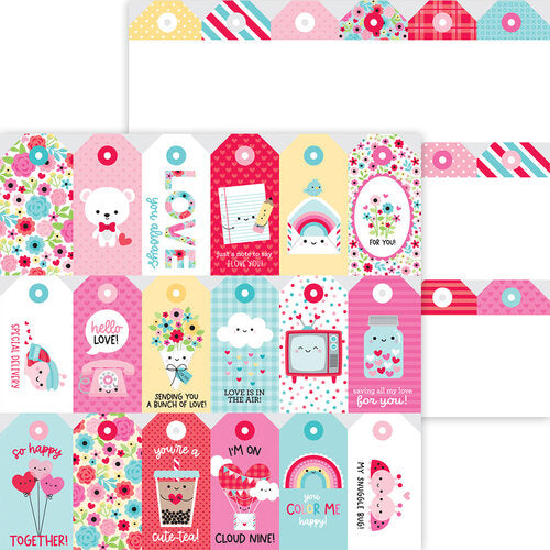 Doodlebug Petite Prints Double-Sided Cardstock 12X12 12/Pk-Sweet