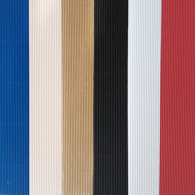 12x12 Corrugated Sheets for paper crafting by DCWV come in six colors