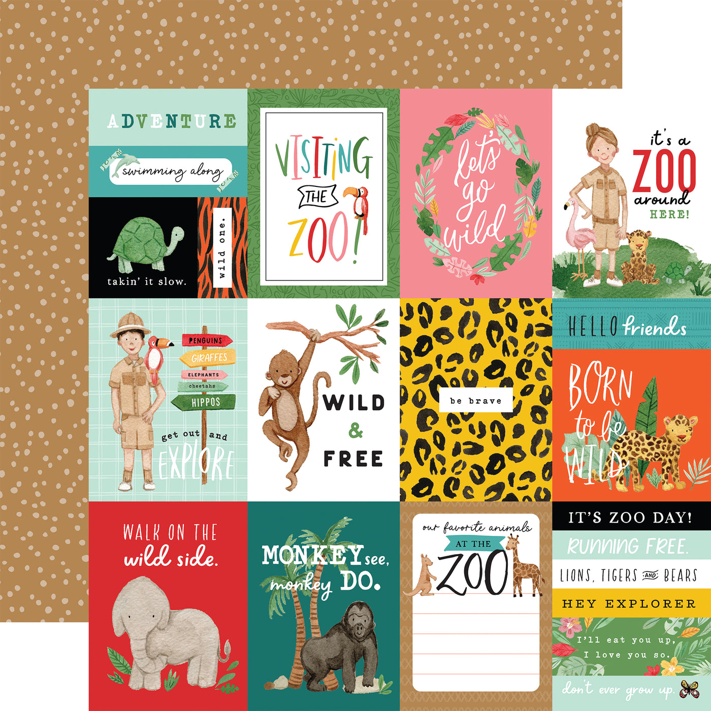 ANIMAL KINGDOM 12x12 Collection Kit - Echo Park