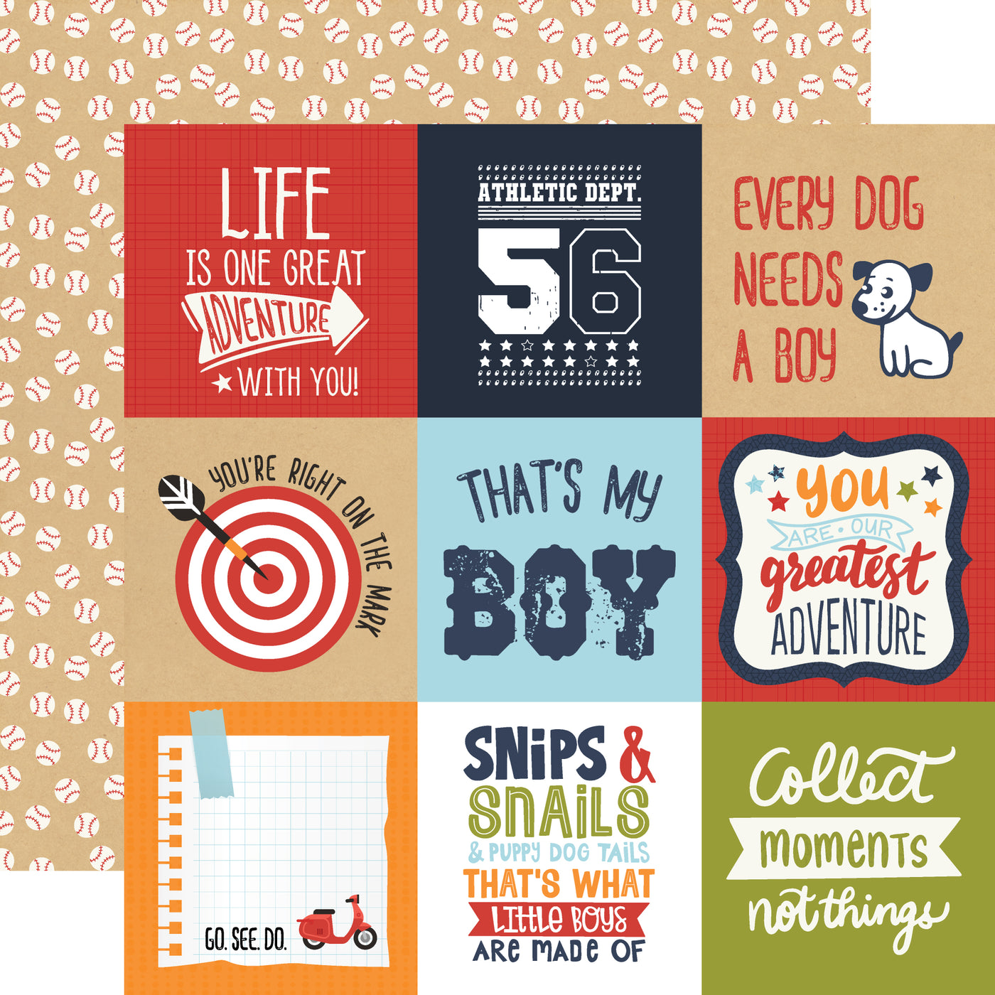 ALL BOY 12x12 Collection Kit - Echo Park