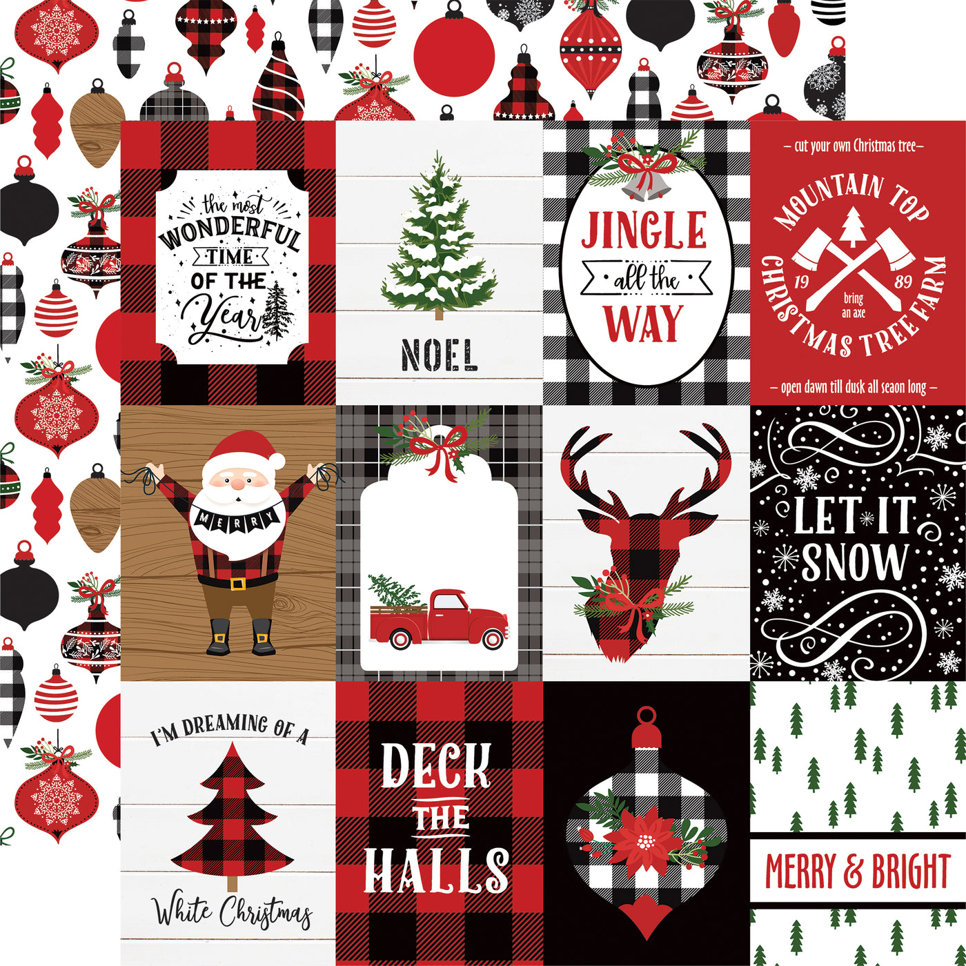 A LUMBERJACK CHRISTMAS 12x12 Collection Kit - Echo Park