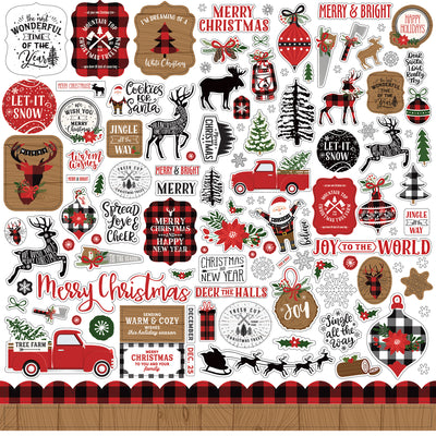 A LUMBERJACK CHRISTMAS 12x12 Collection Kit - Echo Park