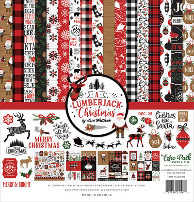A Lumberjack Christmas - 12x12 collection kit by Echo Park Paper Co.