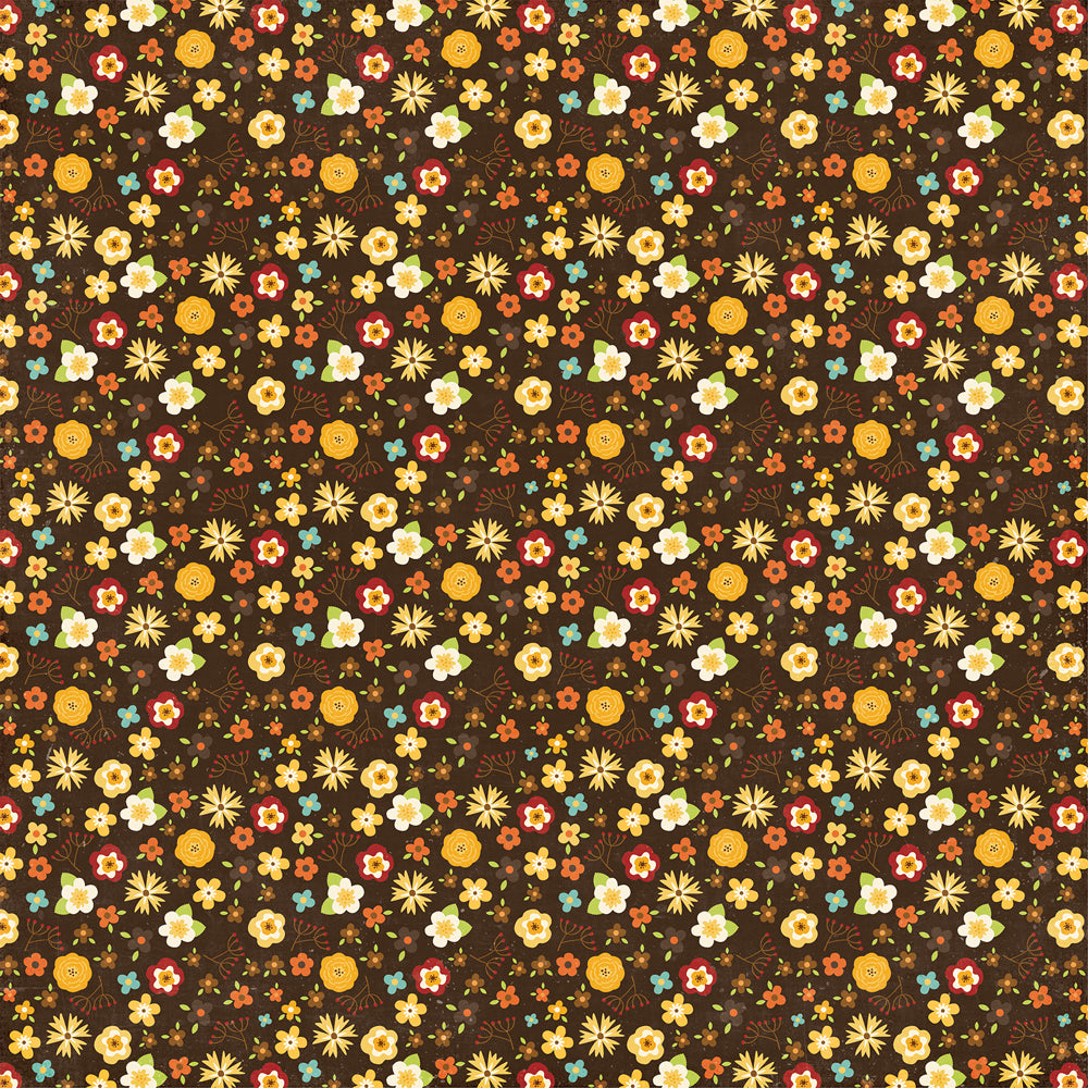 AUTUMN BOUQUET - 12x12 Double-Sided Patterned Paper - Echo Park