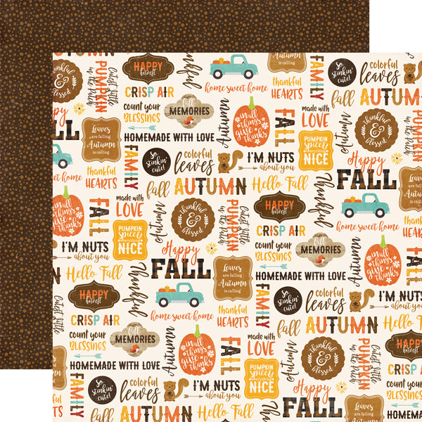 A PERFECT AUTUMN 12x12 Collection Kit - Echo Park