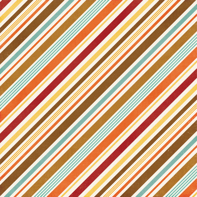 SEASONAL STRIPE - 12x12 Double-Sided Patterned Paper - Echo Park