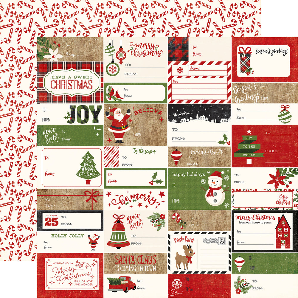 Be Merry Collection, Glee, Christmas, scrapbook paper,12x12