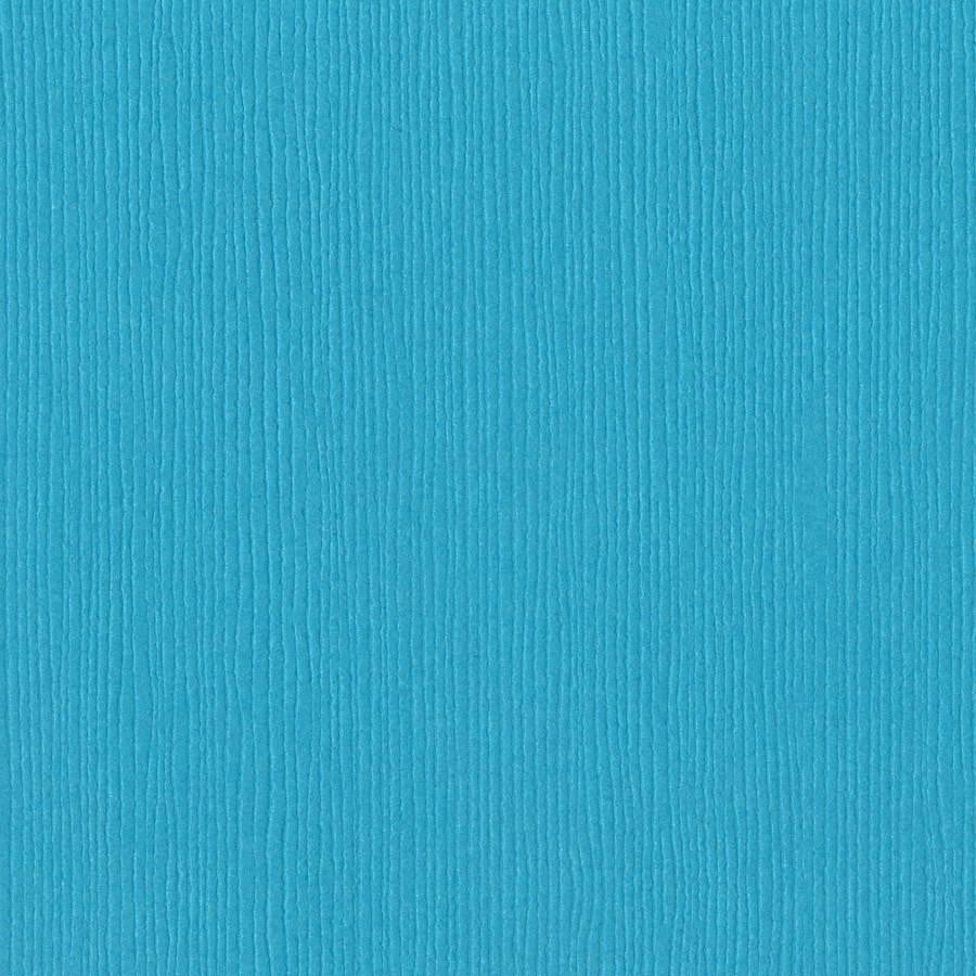 Bazzill ARTESIAN POOL blue cardstock - 12x12 inch - 80 lb - textured scrapbook paper