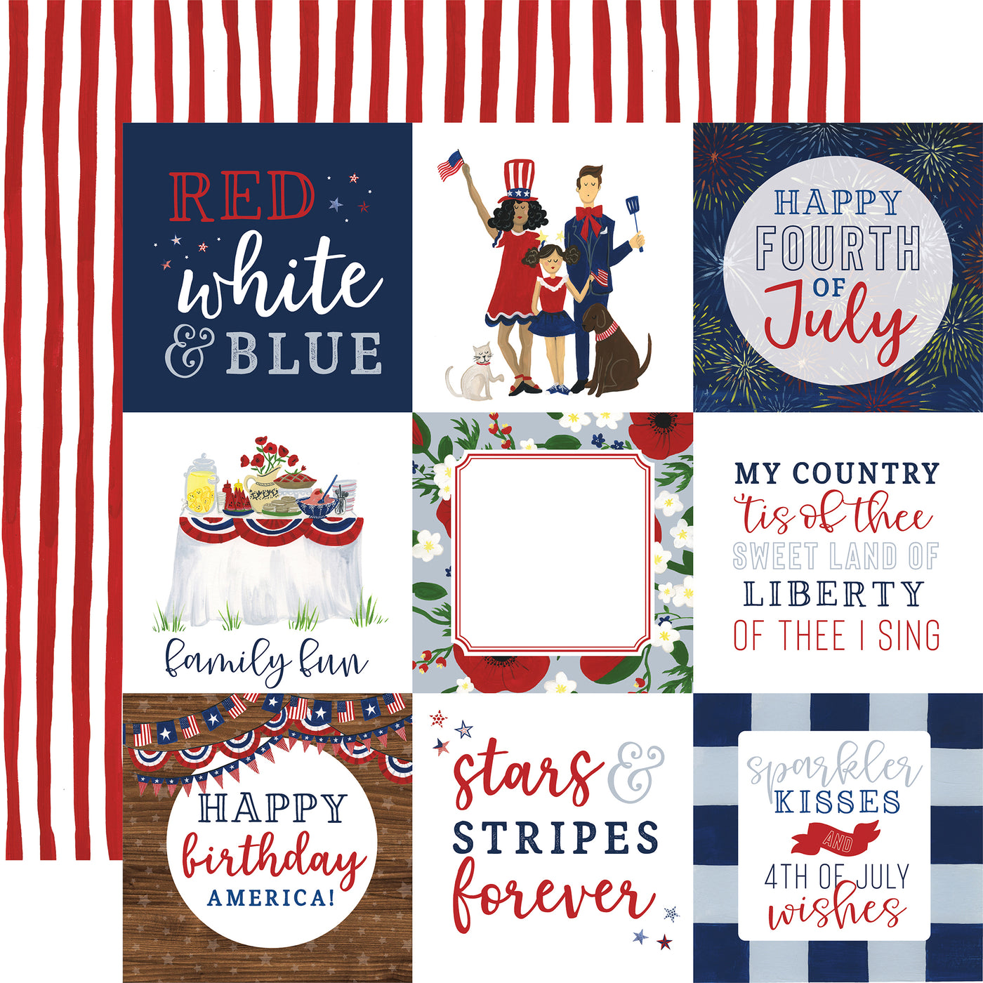 AMERICA THE BEAUTIFUL 12x12 Collection Kit - Echo Park