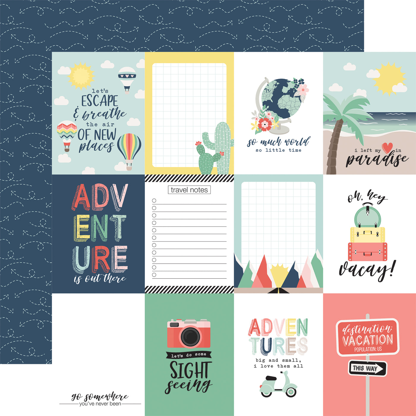 AWAY WE GO 12x12 Collection Kit - Echo Park