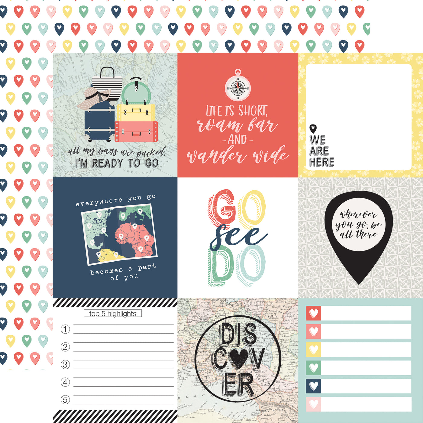 AWAY WE GO 12x12 Collection Kit - Echo Park