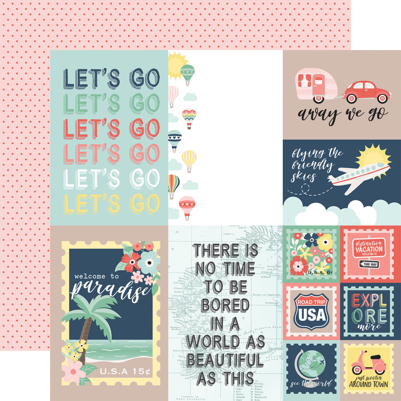 AWAY WE GO 12x12 Collection Kit - Echo Park