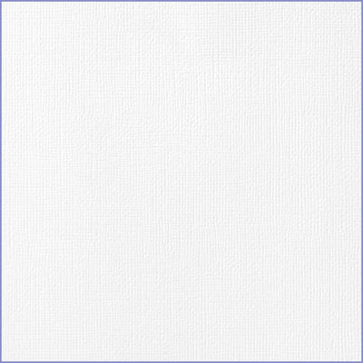 White cardstock - 12x12 inch - 80 lb - textured scrapbook paper - American Crafts