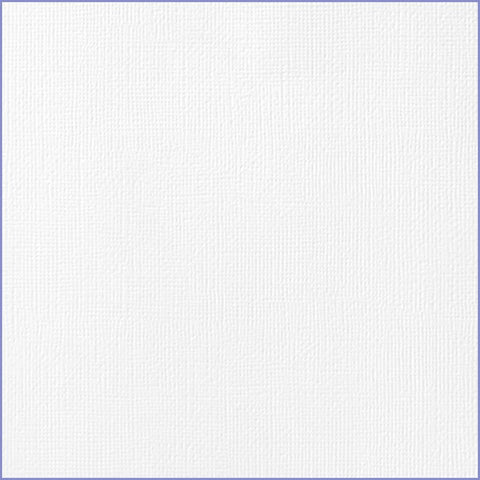 BAZZILL WHITE 12x12 White Cardstock Bazzill Textured Scrapbook