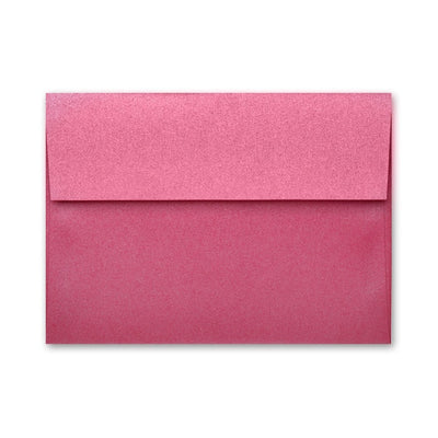 AZALEA Stardream Envelope: A hot pink envelope with a standard square flap and a metallic finish.