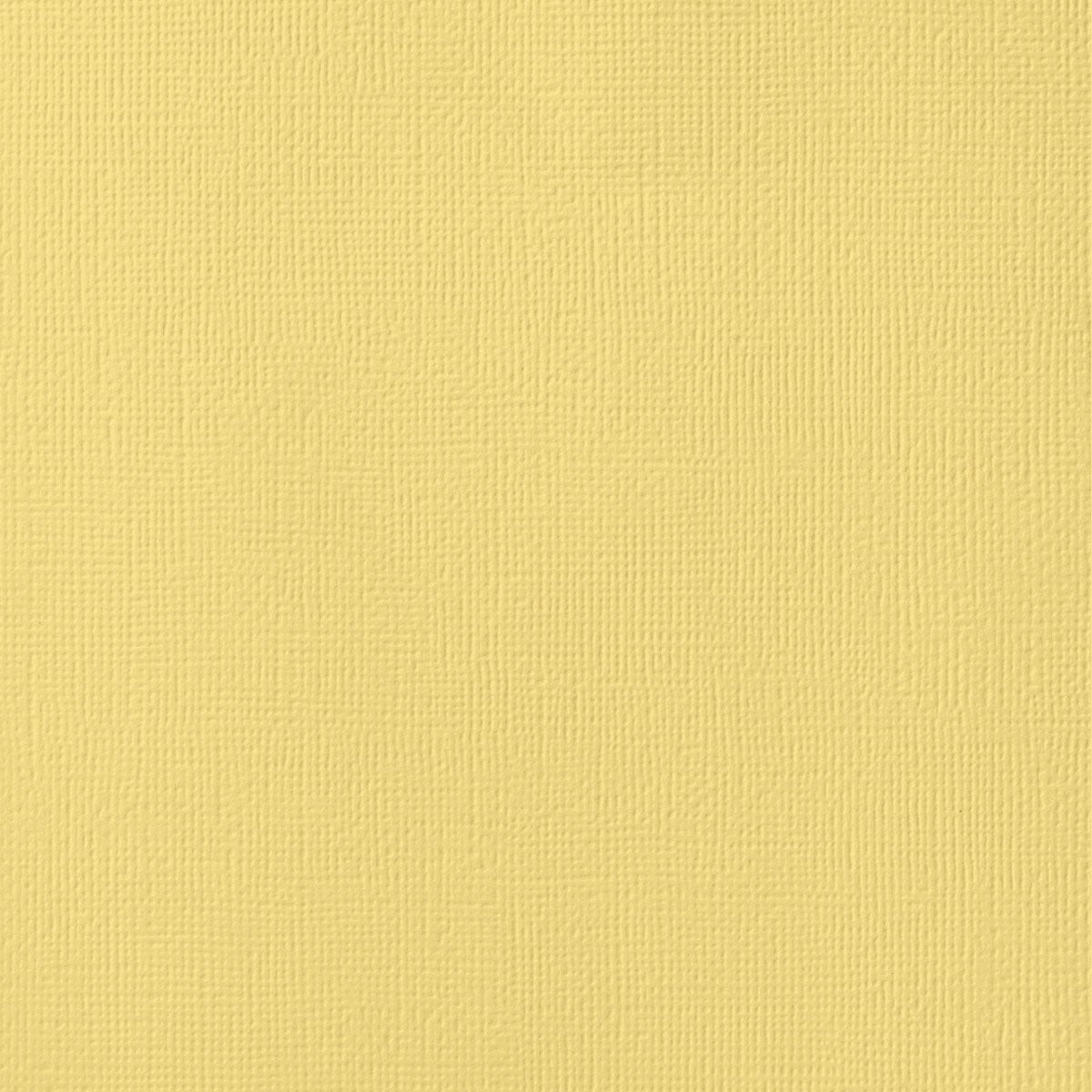 BANANA yellow cardstock - 12x12 inch - 80 lb - textured scrapbook paper - American Crafts