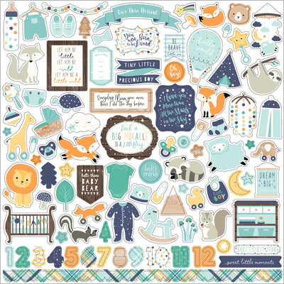 HELLO BABY BOY 12x12 Collection Kit - Echo Park