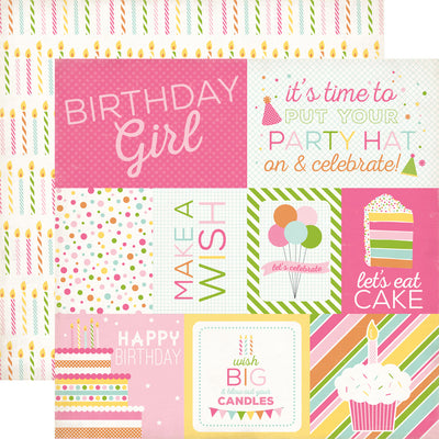 BIRTHDAY WISHES GIRL 12x12 Collection Kit - Echo Park