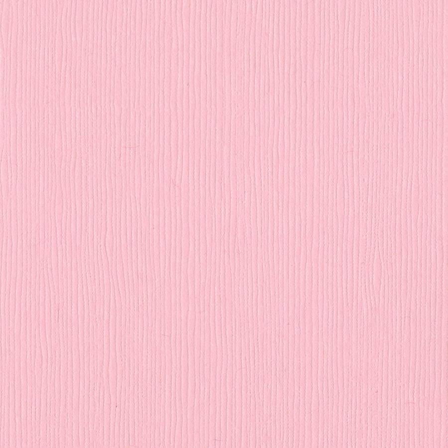 Bazzill Basics BERRY BLUSH light pink cardstock - 12x12 inch - 80 lb - textured scrapbook paper